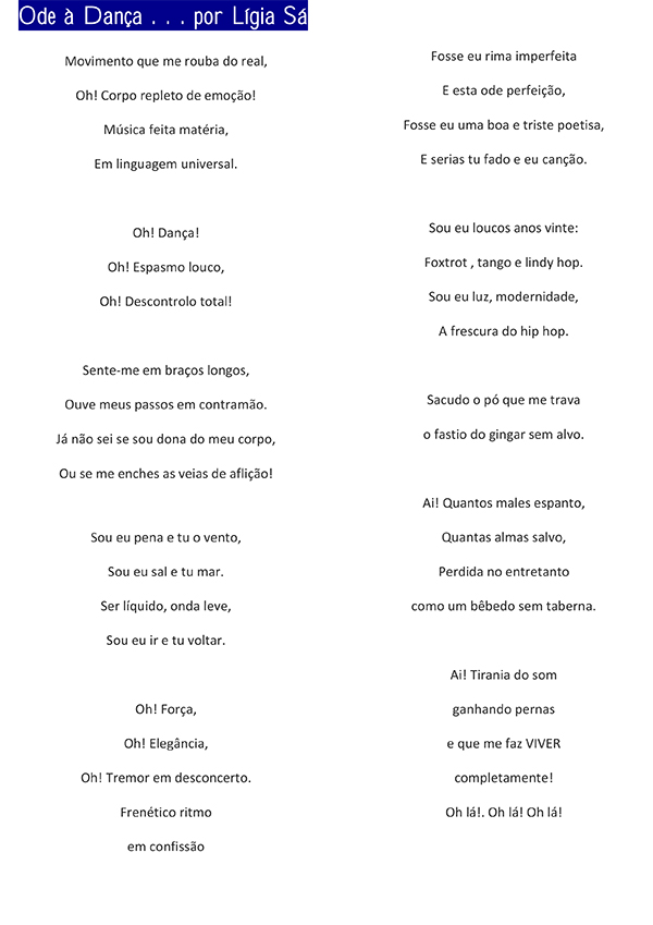 Odes à moda de Álvaro de Campos 12.º B 1920 DS 9