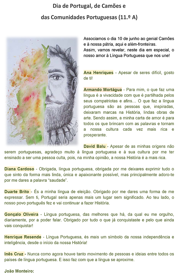 Dia de Portugal 11A 11B e 12B 1920 2