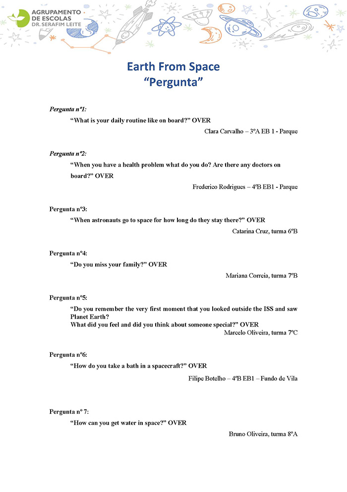 Earth from Space Perguntas Page 1