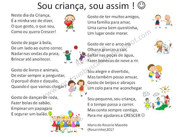 Poema Ser criança