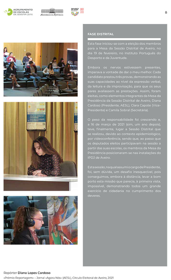 Prémio Reportagem AESL Secundário Diana Cardoso Agora Nós Aveiro 8