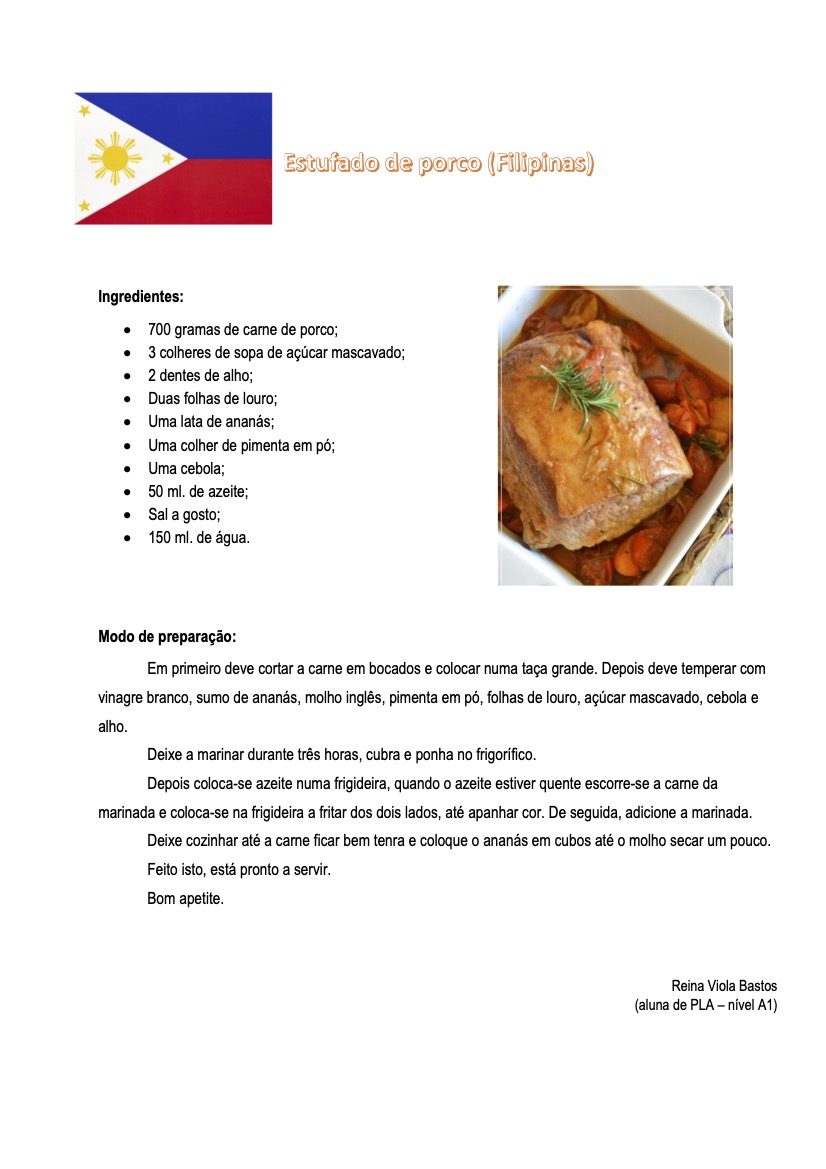 Estufado de porco