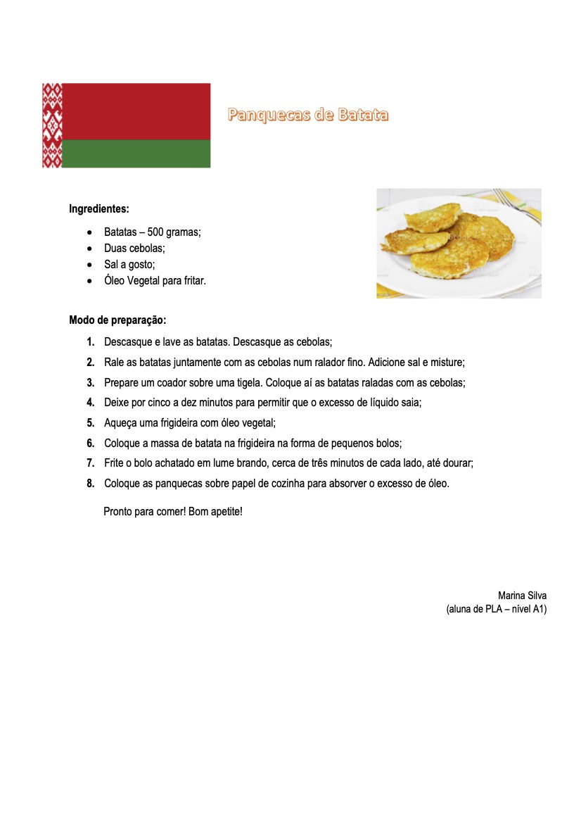 Panquecas de batata